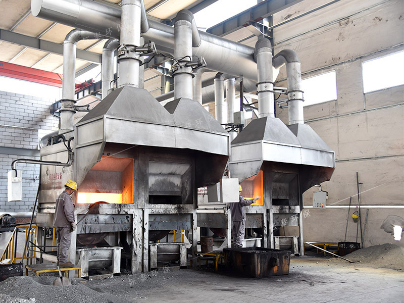 鋁灰炒灰機布袋除塵器